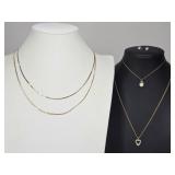 10.7 Grams 14K Gold Jewelry: Pearl, Opal & More
