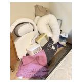 Support Pillows, Electric Blanket, Patton Fan