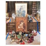Owl Collectibles, Turtle, Display Boxes, Figurines