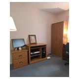 Storage Cabinet, Desk, Nightstand