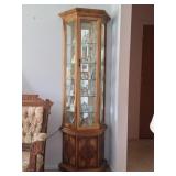 Curio Cabinet, Hand Bell Collection, Angels