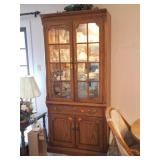 Thomasville Oak China Cabinet