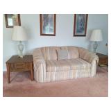 2 Mid-Century End Tables, Smith Bros. Loveseat