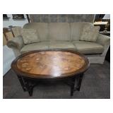 Craftmaster Sofa & Coffee Table, Wall Art