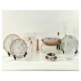 Pink Depression, Haviland, Amber Tray, Pitcher