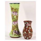 Antique Art Nouveau Glass Vase & More