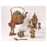 Copper & Brass: Weights, Tea Kettle & More