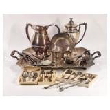 Silver Plate: Serving Tray, Holmes & Edwardï¿½s