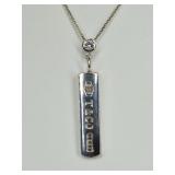 .288 OZT Sterling Silver Tiffany & Co. Pendant