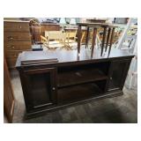 Oak Canyon Media Cabinet, MCM Side Tables
