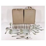 72 OZT Sterling Silver Queens Lace Flatware