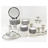 Majestic Collection China Set Black Fantasy