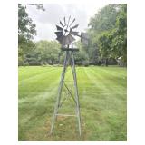 Metal Windmill & Yard Swing Frame