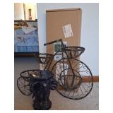 Bicycle Plant Holder, Elephant Plant Stand