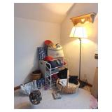 Hamper, Lamp, Wigs, Hats, Colts Hats