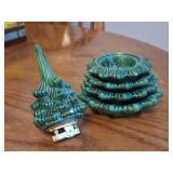 Vintage Ceramic Christmas Tree Lighter