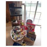 Fish Tank, Toys, Wizard of Oz Glasses, Robot Bank
