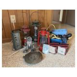 Steampunk Robot Light, Coleman Lanterns, Heathkit