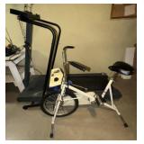 Sears Stationary Bike, Treadmill, Handweights