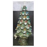 CERAMICLIGHTED CHRISTMAS TREE