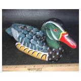 DUCK DECOR FIGURE-WOOD