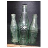 COCA-COLA BOTTLES, (2)GREENCASTLE /TERRE HAUTE COCA-COLA BOTTLES, (2)GREENCASTLE /TERRE HAUTE