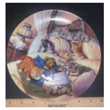 DECORATOR PLATE-CAT NAP DECORATOR PLATE-CAT NAP