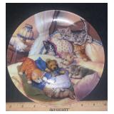 DECORATOR PLATE-CAT NAP