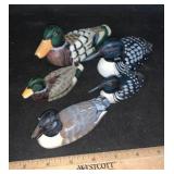 DUCK DECIR FIGURES-WODD/ASSORTED DUCK DECIR FIGURES-WODD/ASSORTED