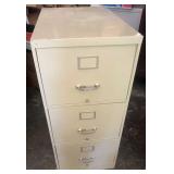 3-DRAWER METAL FILE CABINET/LEGAL SIZE/WIDTH