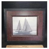 FRAMED DECOR-SAILBOAT DESIGN