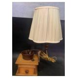 ACCENT LAMP-COFFEE GRINDER DESIGN ACCENT LAMP-COFFEE GRINDER DESIGN