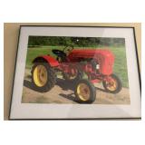 VINTAGE TRACTOR PHOTO-FRAMED/PORSCHE DIESEL