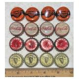 (16)BOTTLE CAPS-(4)EACH