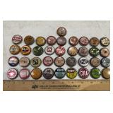 (37)SOFT DRINK BOTTLE CAPS-ASSORTED