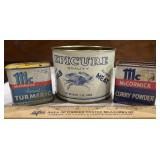 VINTAGE SPICE TINS & CAN-ASSORTED