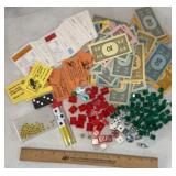 MONOPOLY GAME ITEMS-ASSORTED