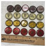 (20)BOTTLE CAPS-(5)EACH