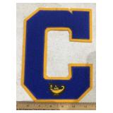 VINTAGE LETTER JACKET "LETTER-C" W/ALADDIN LAMP