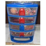 DRAWER ORGANIZER-FILLED W/PENCILS & RELATED ITEMS