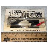 LISK LURES-FLY FISHING LURE/NOS/GRENSBORO, N.C.