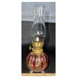 VINTAGE OIL LAMP-APPROX. 8" TALL