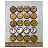 (20)BOTTLE CAPS-(4)EACH