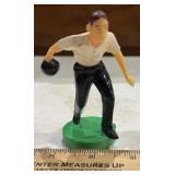 VINTAGE CAKE TOPPER-BOWLER/PLASTIC