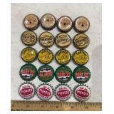 (20BOTTLE CAPS-(4)EACH