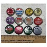 (16)BOTTLE CAPS-ASSORTED