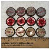 (12)BOTTLE CAPS-(4)EACH
