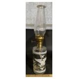 VINTAGE OIL LAMP-APPROX. 10" TALL