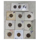 (12)LINCOLN WHEAT BACK CENTS ***1920