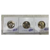 (3) "PROOF" WASHINGTON QUARTERS